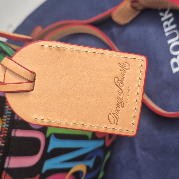 Dooney & Bourke Black Multi Colored-Print Crossbody Bag NWOT - Picture 13 of 17